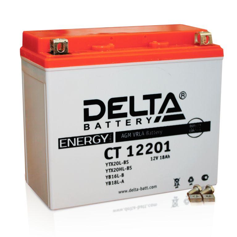 батарея Delta CT CT 12201 (YTX20L-BS) (CT 12201)                                  18ah 12V - купить в Нижнем Новгороде